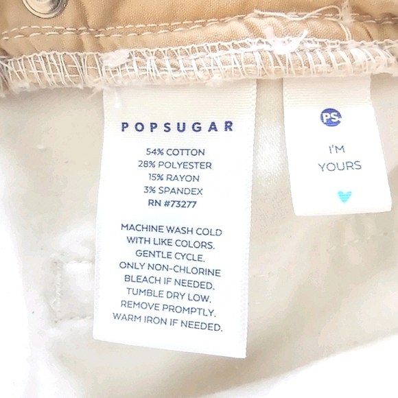 POPSUGAR Cream Straight Leg Jeans - Picture 5 of 5